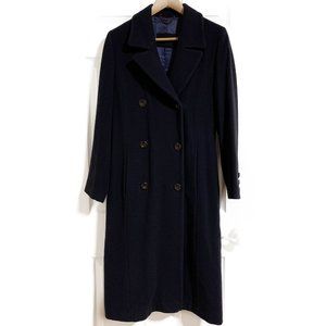 Vintage Woman Wool Long Coat, Finland